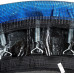 Батут  Atleto 435 см із сіткою синій - фото №5