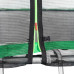 Батут  Atleto 404 см с двойными ногами с сеткой зеленый - фото №2