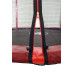 Батут  Atleto 374 см с двойными ногами с сеткой красный - фото №3
