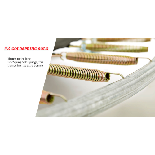 Батут  Berg Favorit Regular 430 Black + сітка Comfort 430 - фото №2