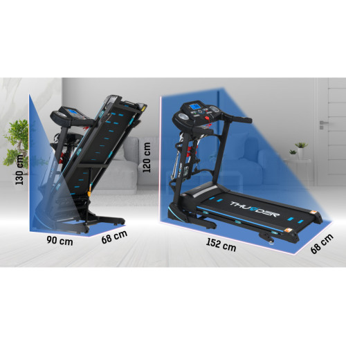 Беговая дорожка  Thunder Icon-D-Black - фото №8