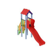 Дитячий ігровий комплекс Kidigo Міні з пластиковою гіркою