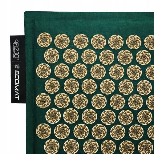Мат для иглоукалывания  4FIZJO Eco Mat XL Аппликатор Кузнецова Navy Green/Gold - фото №3