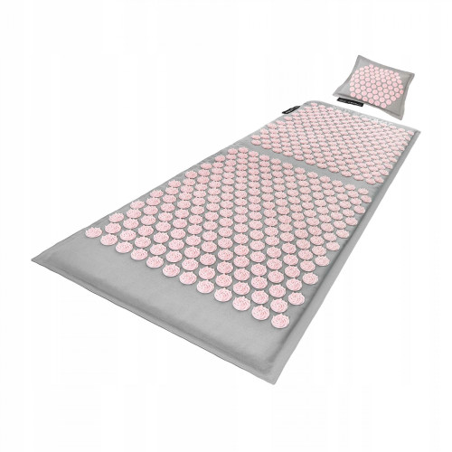 Мат для иглоукалывания  4FIZJO Eco Mat XL Аппликатор Кузнецова Grey/Pink - фото №6