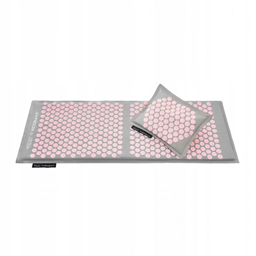 Мат для иглоукалывания  4FIZJO Eco Mat XL Аппликатор Кузнецова Grey/Pink - фото №7