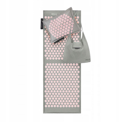 Мат для иглоукалывания  4FIZJO Eco Mat XL Аппликатор Кузнецова Grey/Pink - фото №4
