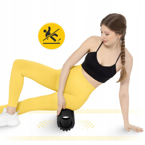 Массажный ролик  4FIZJO 45 x 13.5 см Black  - фото №3