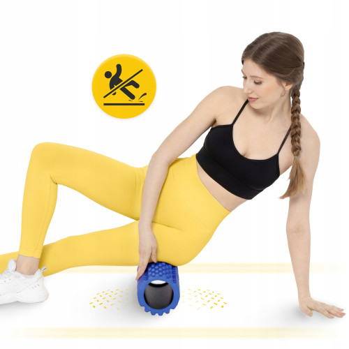 Массажный ролик  4FIZJO 33 x 14 см Blue  - фото №5