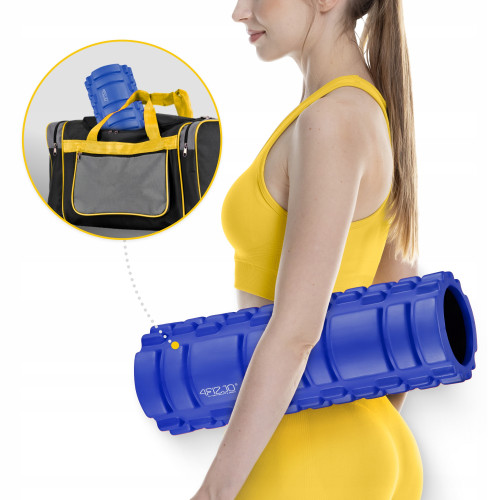 Массажный ролик  4FIZJO 33 x 14 см Blue  - фото №8