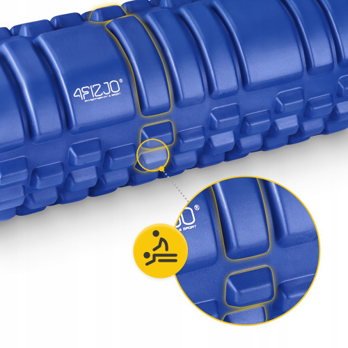 Массажный ролик  4FIZJO 33 x 14 см Blue  - фото №9