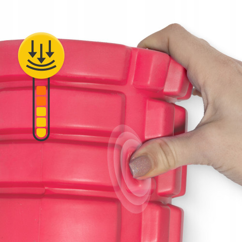 Массажный ролик  4FIZJO 33 x 14 см Pink - фото №2