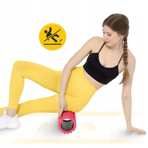 Массажный ролик  4FIZJO 33 x 14 см Pink - фото №4