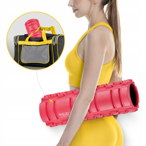 Массажный ролик  4FIZJO 33 x 14 см Pink - фото №6