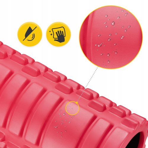 Массажный ролик  4FIZJO 33 x 14 см Pink - фото №10