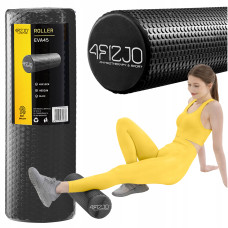Массажный ролик 4FIZJO CARE+ EVA 45 x 15 см Black 