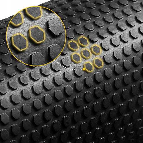 Массажный ролик  4FIZJO CARE + EVA 90 x 15 см Black  - фото №7