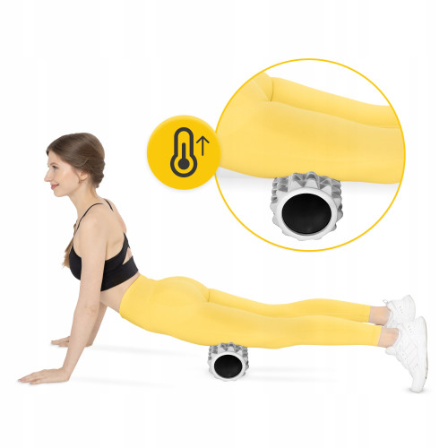 Масажний ролик  4FIZJO EVA 33 x 14 см Grey - фото №5