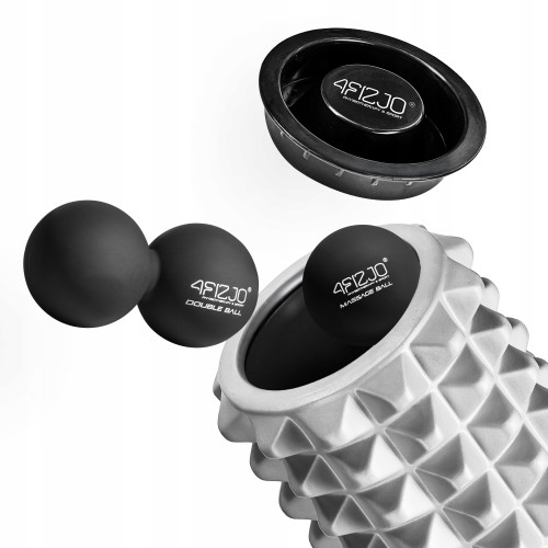 Масажний ролик  4FIZJO EVA 33 x 14 см Grey - фото №2