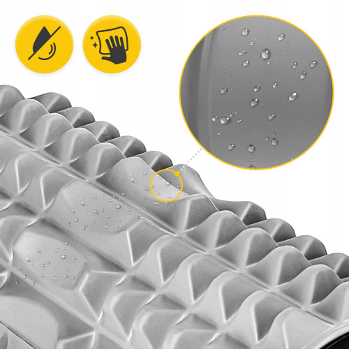 Масажний ролик  4FIZJO EVA 33 x 14 см Grey - фото №8