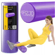 Массажный ролик 4FIZJO CARE+ EVA 45 x 15 см Purple 