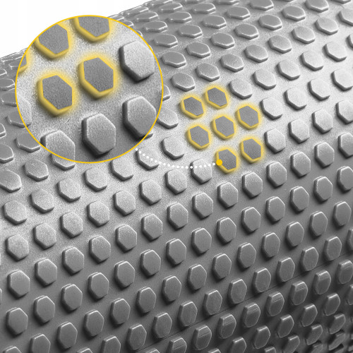 Масажний ролик  4FIZJO CARE+ EVA 60 x 15 см Grey - фото №3