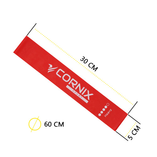 Резинка для фітнеса  Cornix Mini Power Band набір 5 шт 1-20 кг XR-0045 - фото №3