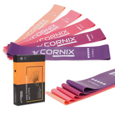 Резинка для фітнеса Cornix Mini Power Band набір 5 шт 1-20 кг XR-0046