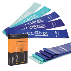Резинка для фітнеса Cornix Mini Power Band набір 5 шт 1-20 кг XR-0047