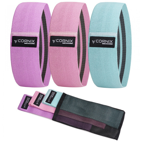 Купити Резинка для фітнеса  Cornix Hip Band 3 шт XR-0048 у Києві - фото №1