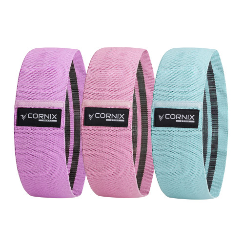 Резинка для фітнеса  Cornix Hip Band 3 шт XR-0048 - фото №4