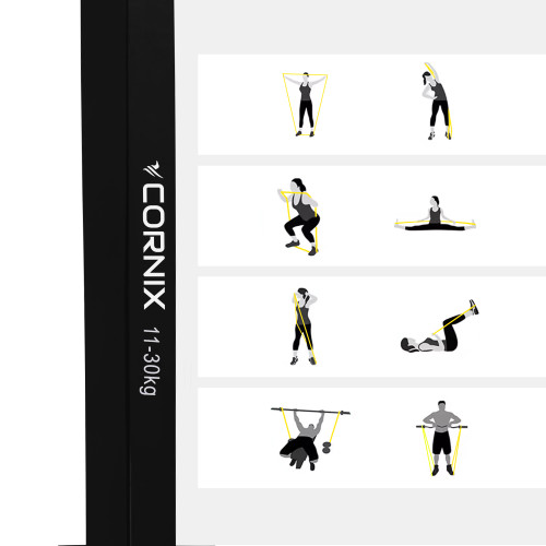 Резинка для фітнеса  Cornix Power Band 22 мм 11-30 кг XR-0059 - фото №7