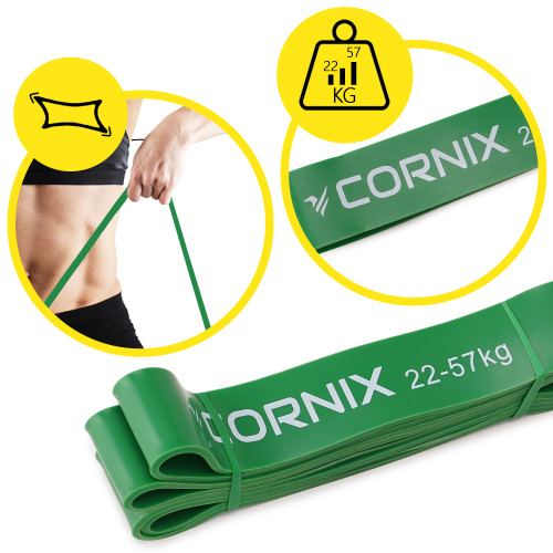 Резинка для фітнеса  Cornix Power Band 44 мм 22-57 кг XR-0061 - фото №2