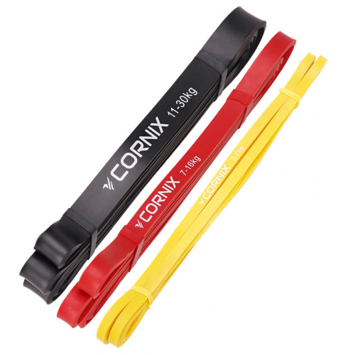 Купити Резинка для фітнеса  Cornix Power Band 2-30 кг 3 шт XR-0090 у Києві - фото №1