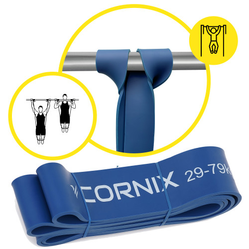 Резинка для фітнеса  Cornix Power Band 64 мм 29-79 кг XR-0135 - фото №5