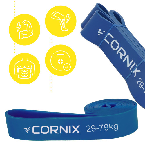 Резинка для фітнеса  Cornix Power Band 64 мм 29-79 кг XR-0135 - фото №3