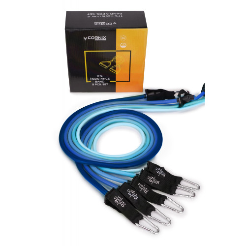 Резинка для фітнеса  Cornix 5 шт 4.5-13.6 кг XR-0254 - фото №5