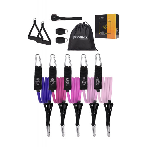 Купити Резинка для фітнеса  Cornix 5 шт 4.5-13.6 кг XR-0258 у Києві - фото №1