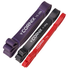 Резинка для фитнеса Cornix Power Band 7-38 кг 3 шт XR-0259