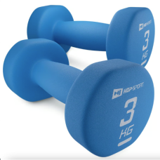 Гантель Hop-Sport 2x3 кг неопренові для фітнесу HS-V030DR