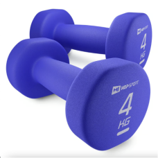 Гантель Hop-Sport 2x4 кг неопренові для фітнесу HS-V040DR