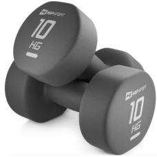 Гантель Hop-Sport 2x10 кг неопренові для фітнесу HS-V100DR