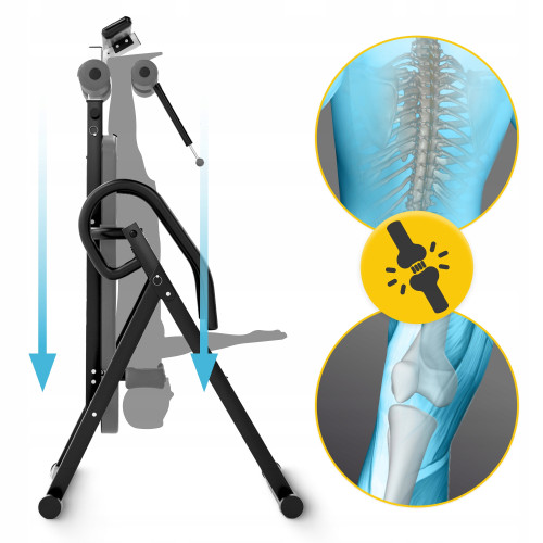 Инверсионный стол  4FIZJO Black/Grey (P-5905973401951) - фото №6