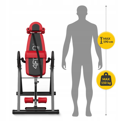 Инверсионный стол  4FIZJO Black/Red (P-5905973401944) - фото №2