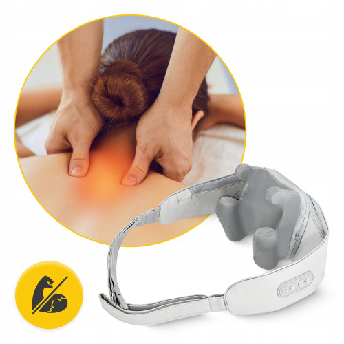 Массажная подушка  4FIZJO Shiatsu Evo+ для шеи и спины Grey - фото №8