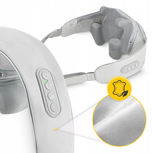 Массажная подушка  4FIZJO Shiatsu Evo+ для шеи и спины Grey - фото №11