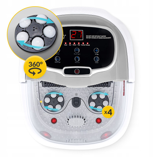 Массажер перкуссионный  4FIZJO 3-8 л 500 Вт гидромассажер для ног - фото №9