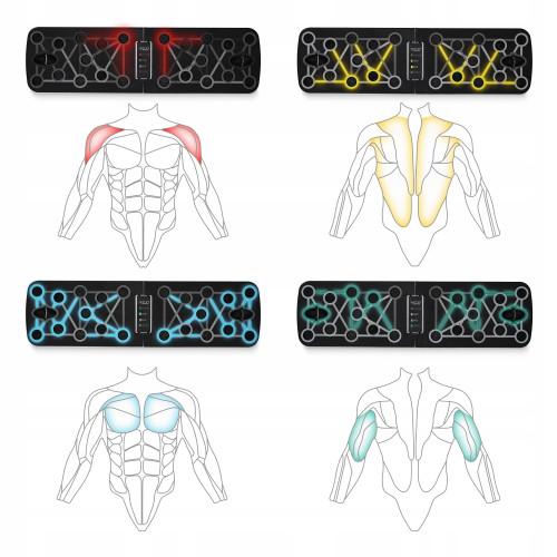 Упоры для отжиманий  4FIZJO Push-up Board складная (P-5907739312785) - фото №2