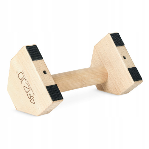 Упоры для отжиманий  4FIZJO 25 см деревянные  - фото №7