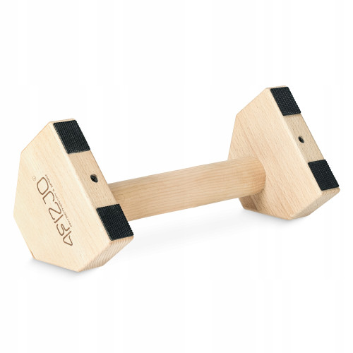 Упоры для отжиманий  4FIZJO 30 см деревянные  - фото №6