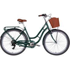 Велосипед Dorozhnik Coral SHIMANO NEXUS 28" 2022 (темно-зеленый)